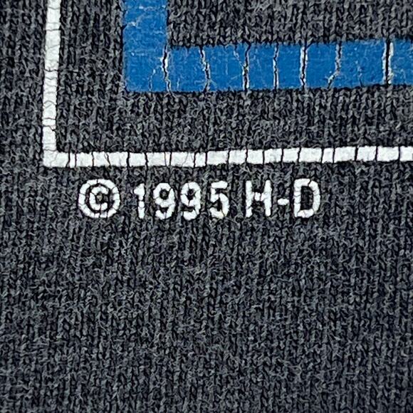 90s Harley Davidson Nashville henley tshirt 1990s vintage - Picture 8 of 10